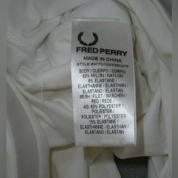 Fred Perry Sportswear White Skort - Picture 4 of 5